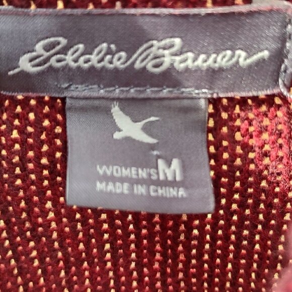 Eddie Bauer Burgundy Women's Sweater Size M - Picture 9 of 10
